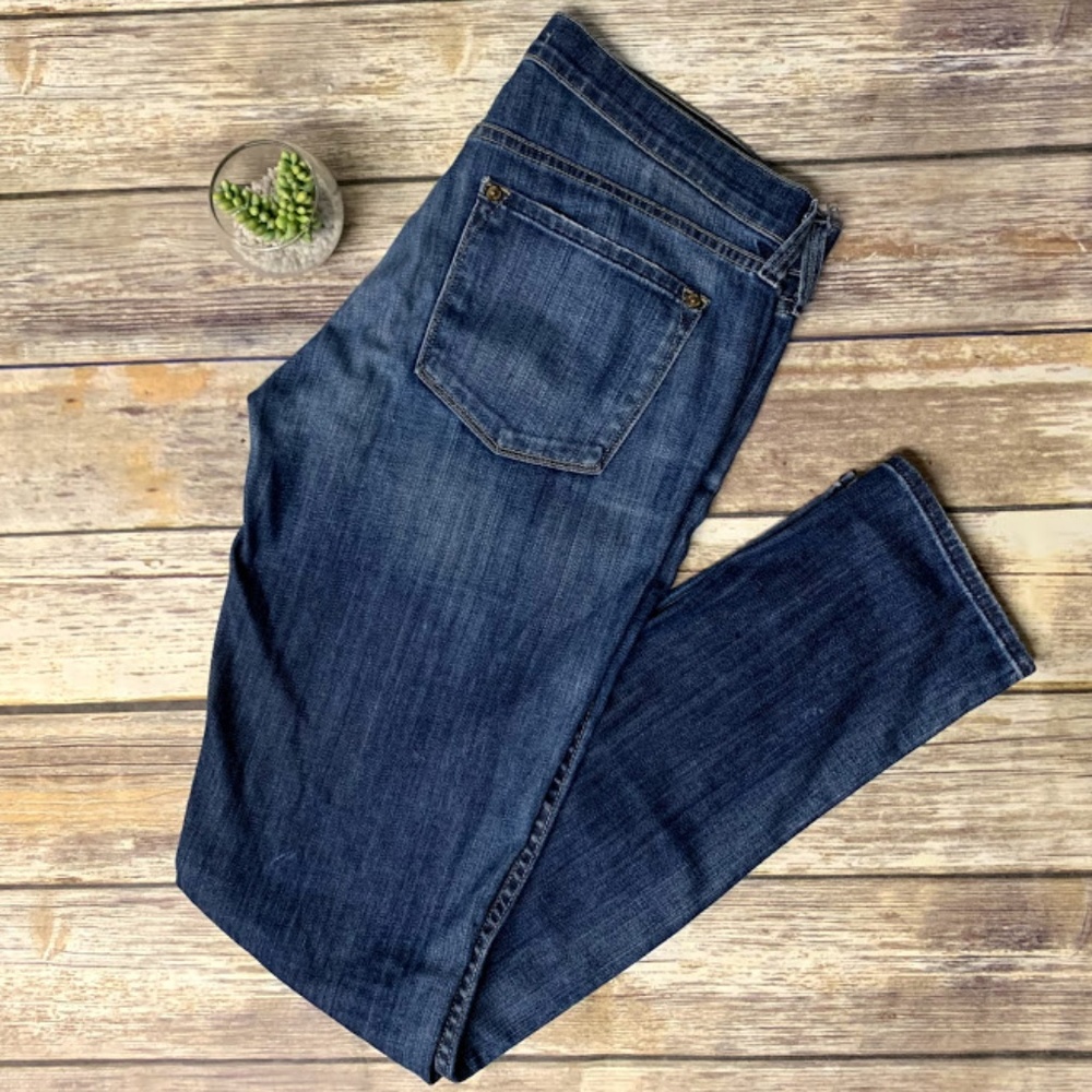 Vince Slim Skinny Leg Medium Wash Denim Jeans - Picture 1 of 6